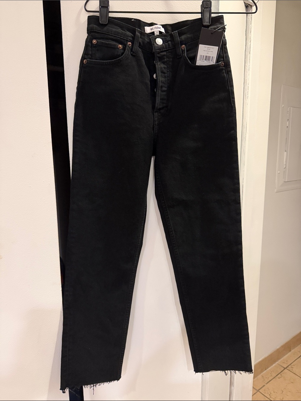Re/Done Stovepipe Jeans Size 27 NWT